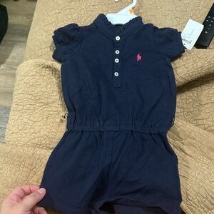 Polo by Ralph Lauren Navy Blue Kids One Piece